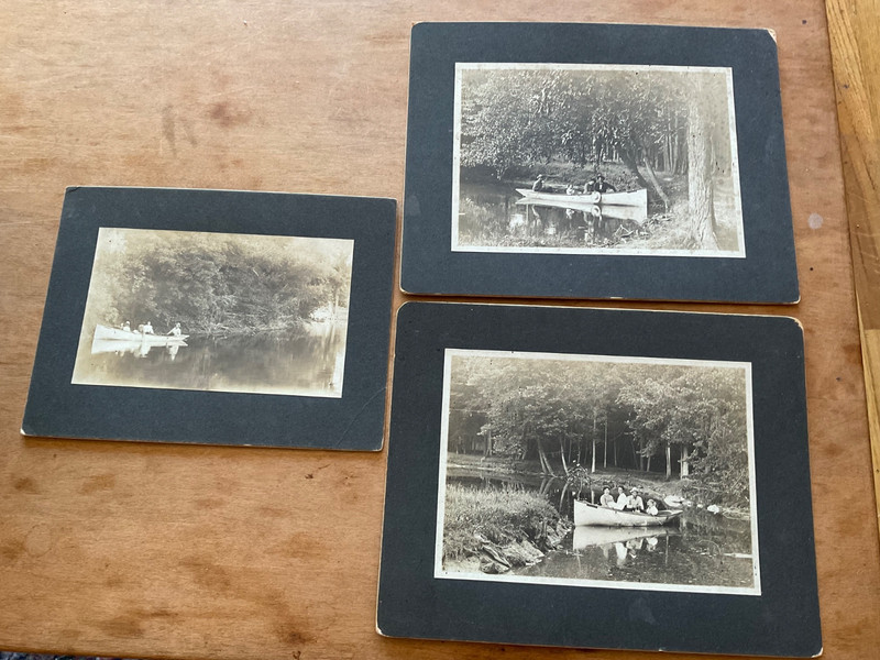 1906 Fox River Group Photographs Between Wrightstown/Greenbay  - Wisconsin