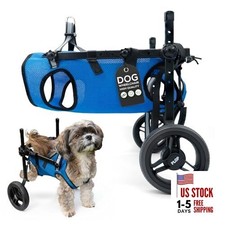 Dog Wheelchair for Back Legs, Dog Wheelchair Cart, Doggy/cat Medium Royal Blue