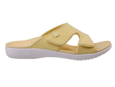 Spenco Kholo Rise Pale Banana Women's Orthotic Slide Sandal