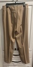 RALPH LAUREN Brown Wool Trousers Pants Stretchy Side Zip Size 14 — photo 3