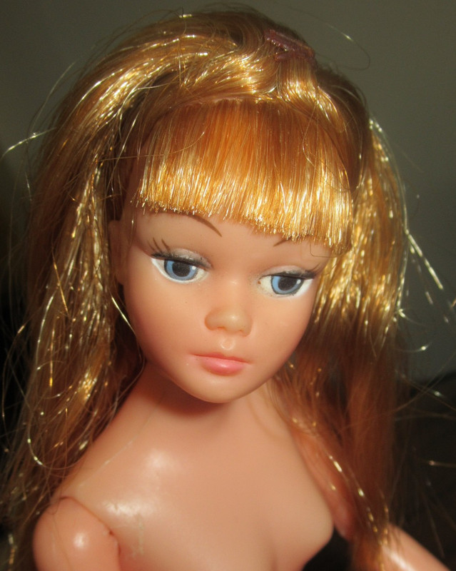 Vintage 60s 70s Uneeda 11.5" Lifelike Fashion Dollikin Action Figure w Jumpsuit