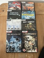 PC DVD-ROM Game Lot - 8 Classic Titles (FPS, Action, Horror)