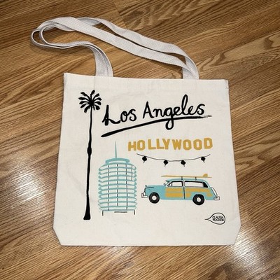 Claudia Pearson Los  Angeles Hollywood graphic canvas City Tote Bag