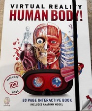 Abacus Brands realtà virtuale corpo umano libro illustrato e cuffie VR