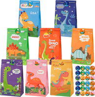 PapiertüTen Braun, 20 StüCk GeschenktüTen Braun TüTen Papier Mit 24 Aufkleber, P