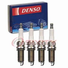 4 pc DENSO 3484 Spark Plugs for FK16HR-A8 90919-01259 Ignition Wire sr