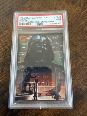 2024 Topps Star Wars Galaxy Power of The Dark Side Bespin /25 Darth Vader PSA 9