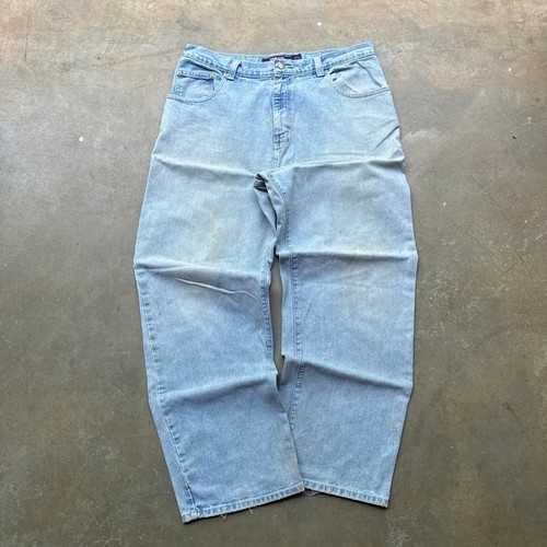 Quiksilver Quikjean Vintage 90s Wide Leg Denim Jeans 34x32