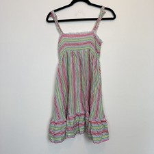 Vintage 90s y2k Victorias Secret 100 silk smocked babydoll slip dress XS summer