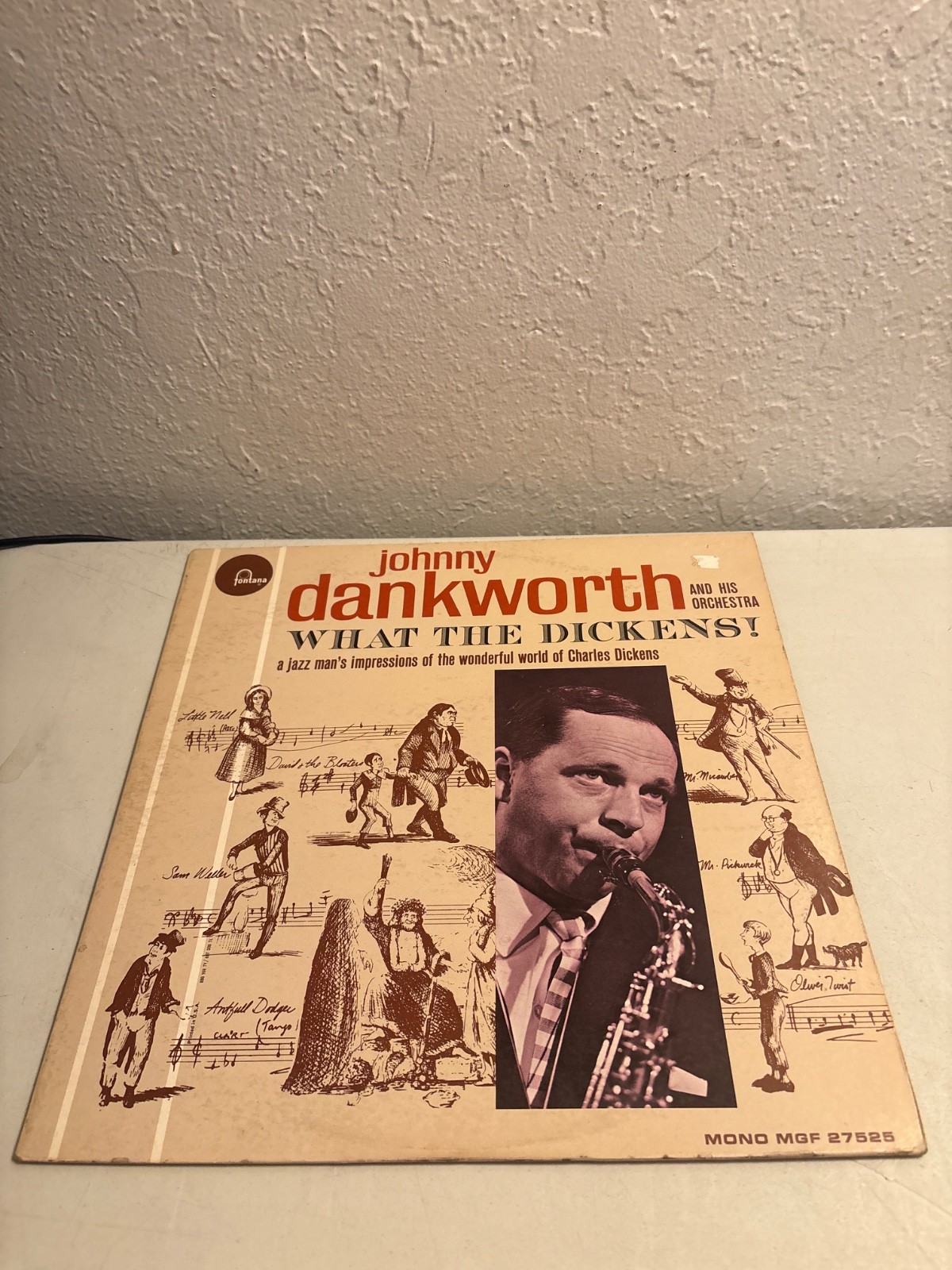 JOHNNY DANKWORTH WHAT THE DICKENS LP 1964 FONTANA WHITE LABEL PROMO MONO JAZZ 