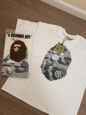 A Bathing Ape BAPE Men's M White/Gray