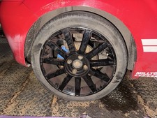 Ford Fiesta St150 St 150 Alloy Wheels & Tyres Black Mk6 Set