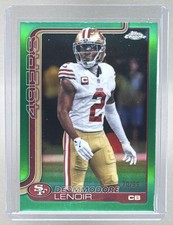 Deommodore Lenoir 2025 Topps Chrome #269 Green Refractor /99