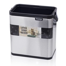 Universal Cat Litter Scoop Holder, Stainless Steel Small Portable Cat Litter ...
