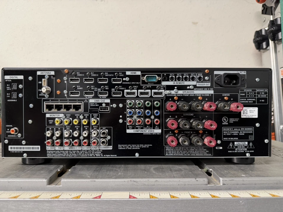 Stunning Sony ES STR-DA2800ES 7.2-Channel Home Theater Receiver HDMI Clean - Image 4 of 4