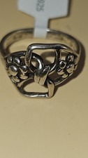 Vinatge Sterling Flower Knot Ring. Size 6