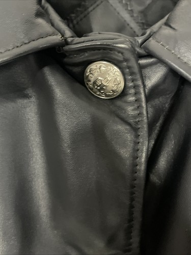 Chaqueta de Patrulla de Cuero Genuino de la Policía de Chicago de Colección Cuero de Nate Años 70-80 - Imagen 4 de 23