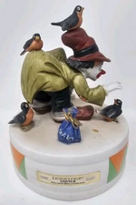 SALTY TAILS CLOWN Vintage Whiskey Decanter. 4/5 QT Rare Lionstone Sculpture 1978