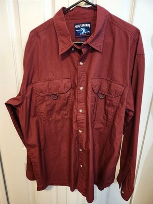 REEL LEGENDS AUTHENTIC PERFORMANCE SUPERIOR QUALITY MENS SZ.XL BURGUNDY
