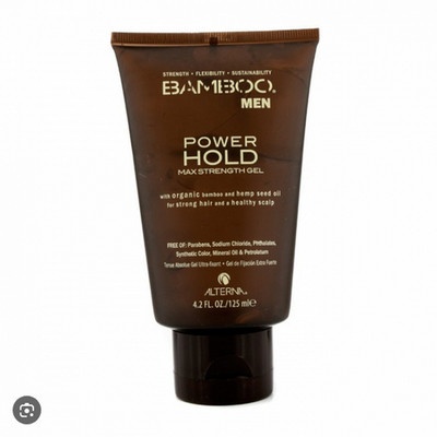 BAMBOO MEN Power Hold Max Strength Gel   Starkes Styling für Männer