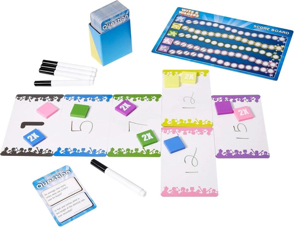 Wits & Wagers: Family Edition - Juego de Mesa Fiesta Divertido Nuevo en Caja Sellada Foto 3 de 4