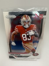 Panini 2024 Prizm Jacob Cowing Rookie #335 49ers NFL Football Card. rookie card picture