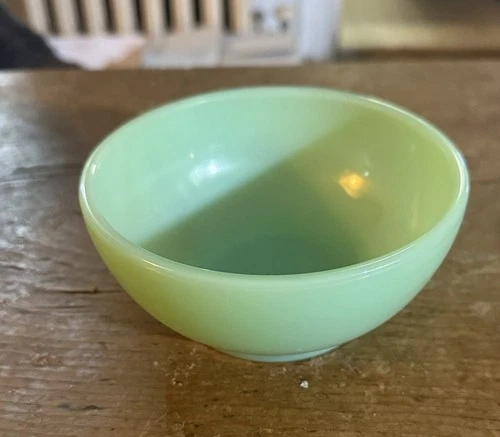 Fire King jadeite 5" smooth cereal chili bowl