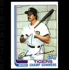 1982 Topps - Champ Summers #369 Detroit Tigers ⚾ Baseball Card