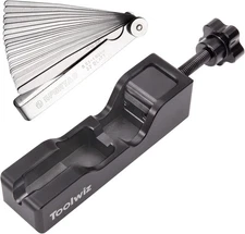 Toolwiz Spark Plug Gap Tool with 32 Blade Steel Feeler Black+feeler Gauge 