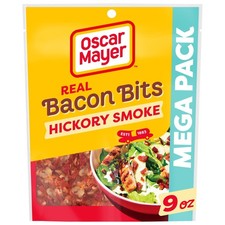 Real Bacon Bits Mega Pack, 9 oz Bag, 2-2.5 Cups - Topping for Salads, Snacks