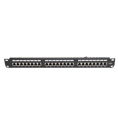 24 Port Patch Panel Abgeschirmter Typ Netzwerkkabel Patch Panel Mit Abnehmb AK
