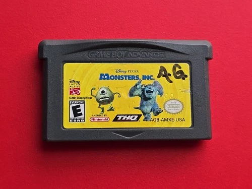 Disney's Monsters, Inc. Game Boy Advance Nintendo GBA Kids Pixar Classic Tested