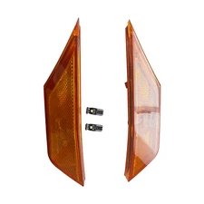 For 2016-2021 HONDA CIVIC Front Fender Side Marker Light Set RH LH W/ LED Bulbs