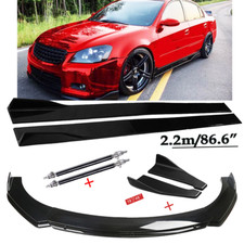 For Nissan Altima Se-r Front Bumper Lip Spoiler Side Skirts Rear Lip Glossy