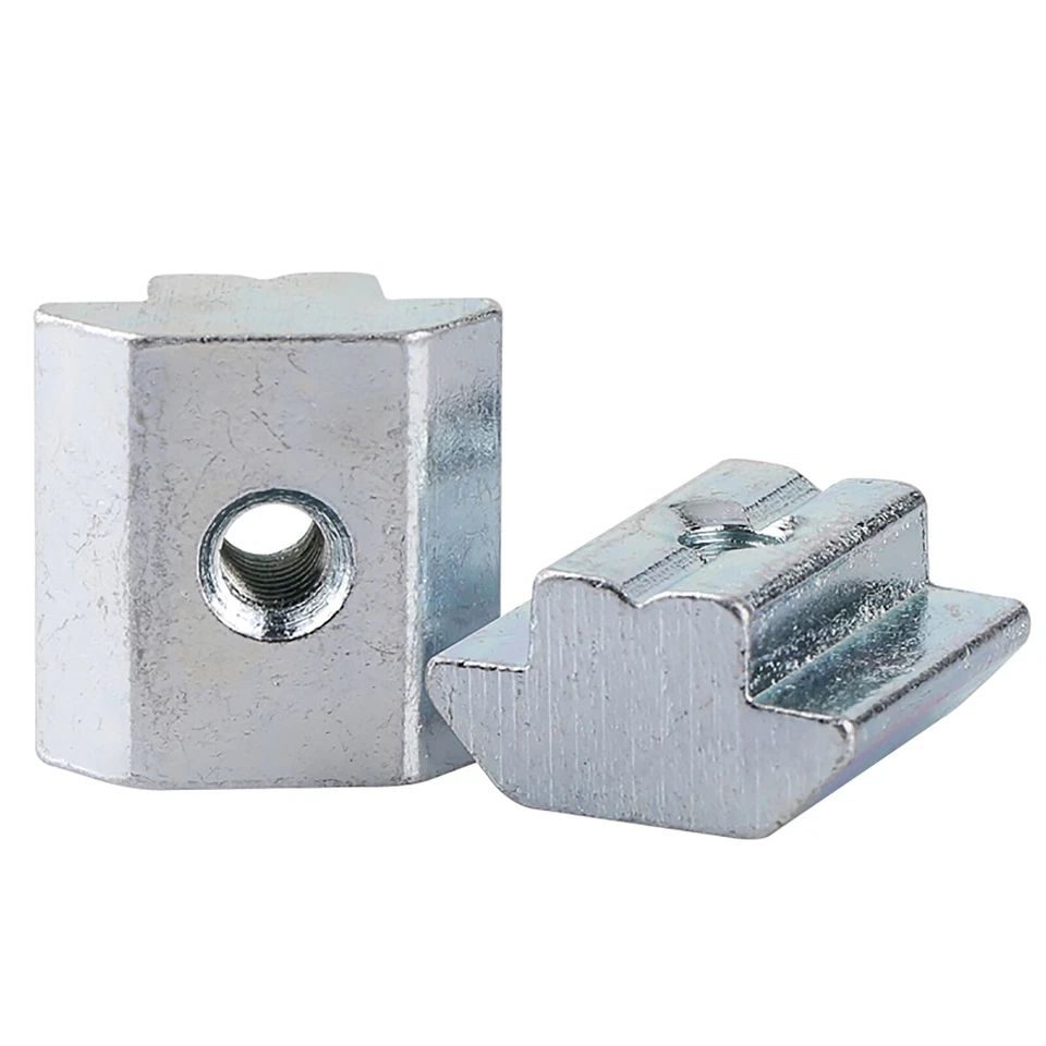 Gleitmutter T-Nut Nutensteine M3/4/5/6/8 für 20-45 Aluprofil Profil Nut,Verzinkt - Bild 4 von 4
