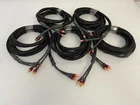 Lot Of 5 MONSTER XLN Pro AUDIO TWO CHANNEL RCA CABLE 4m 2c