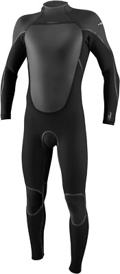 O'NEILL Men's 3/2 HEAT Back Zip Wetsuit - BLK/GRAPH - Medium - NWT - LAST ONE