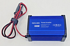 300W Power Inverter DC 12V-110V AC Car Charger Converter w/ 4.8A Dual USB; Blue