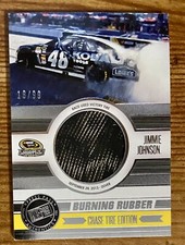 2014 PRESS PASS TOTAL MEMORABILIA BURNING RUBBER CHASE /99 JIMMIE JOHNSON BRC-JJ
