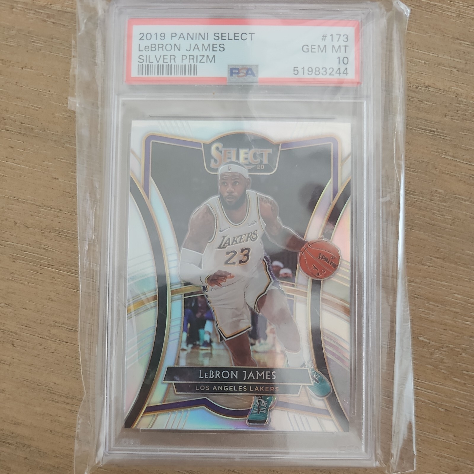 2019-20 Panini Select - Premier Level Silver Prizm #173 LeBron James
