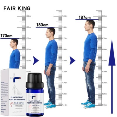 10ml HEIGHT INCREASING ESSENTIAL OILS | CONDITIONING BODY GROW MASSAGE OILS