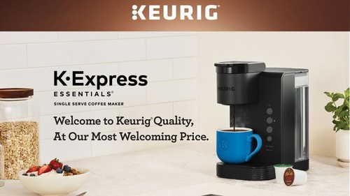 Keurig K-Express Essentials Nero, Macchina da Caffè a Cialde K-Cup Monoporzione - Foto 3 di 7