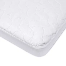 Waterproof Pack N Play Playard Mattress Protector, Quilted Fitted Pack and Play 
