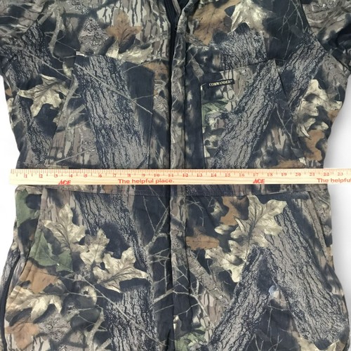 Commander Sportsman Hunting Coveralls Men XL Camo Full Zip Insulated Quilted USA - Picture 10 of 11
