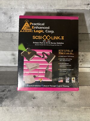 Practical Enhanced Logic Corp Printer Port TO SCSI  Solution Up To 7 Devices New