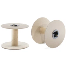 Craft County's 3.5 Inch Spool Kit | Sturdy, Empty Cardboard Spool | Rope, Thread
