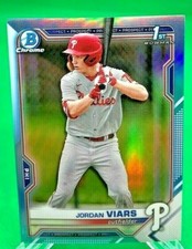 2021 Bowman Draft JORDAN VIARS Sky Blue Refractor 1st Bowman Card (BDC-132)!