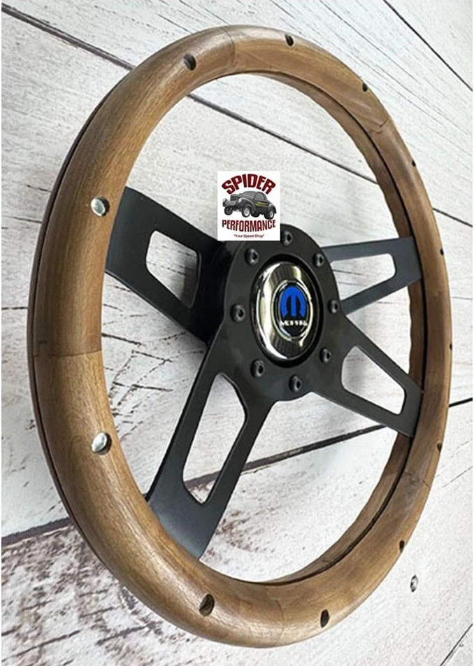 Volante madera pickup Dodge 82-91 TILT MOPAR 13 1/2" NOGAL II Foto 2 de 4