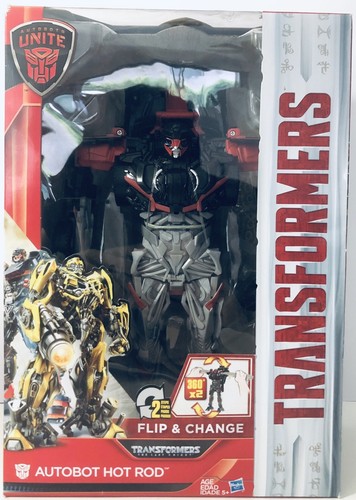 Transformers The Last Knight Autobots Unite Flip & Change Autobot HOT ROD - 第 1/7 張圖片