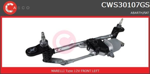 Système lave-phare avant pour Fiat 500 essence et diesel